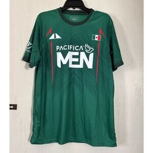 Pacifico Men Mexico Soccer Jersey Men’s Large Green